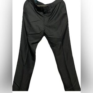 Perry Ellis Portfolio NWT Men’s 34x33 Black Slim Fit Slacks Travel Luxe